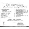 Bon anniversaire - CD de Pierre van Woerden