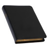 Bible Grand Format Meriva : Cuir noir avec rebord, tranche dorée
