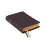 La Sainte Bible - Leder braun mit Rand und Titel 2026